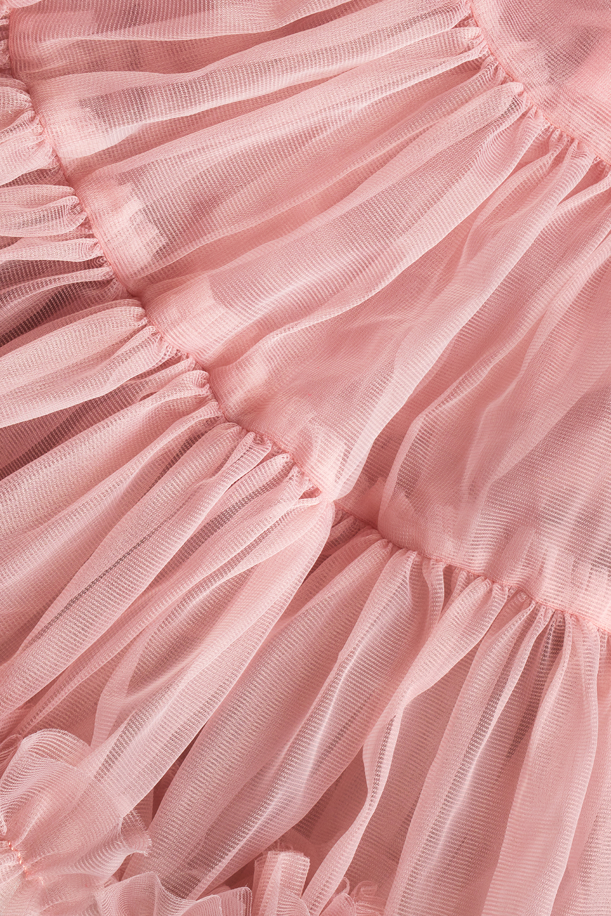 Trendyolmilla  Gül Kurusu Kurdele Detaylı Kız Çocuk Kısa / Mini Düz Dokuma Bayramlık Tütü Etek TKDSS26ET00005 - Görsel 7