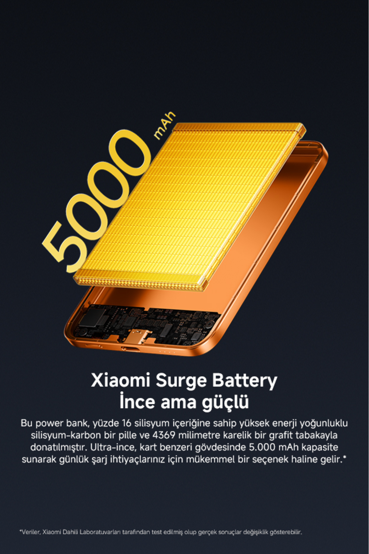 UltraThin Magnetic Power Bank 5000 15W Gümüş 6