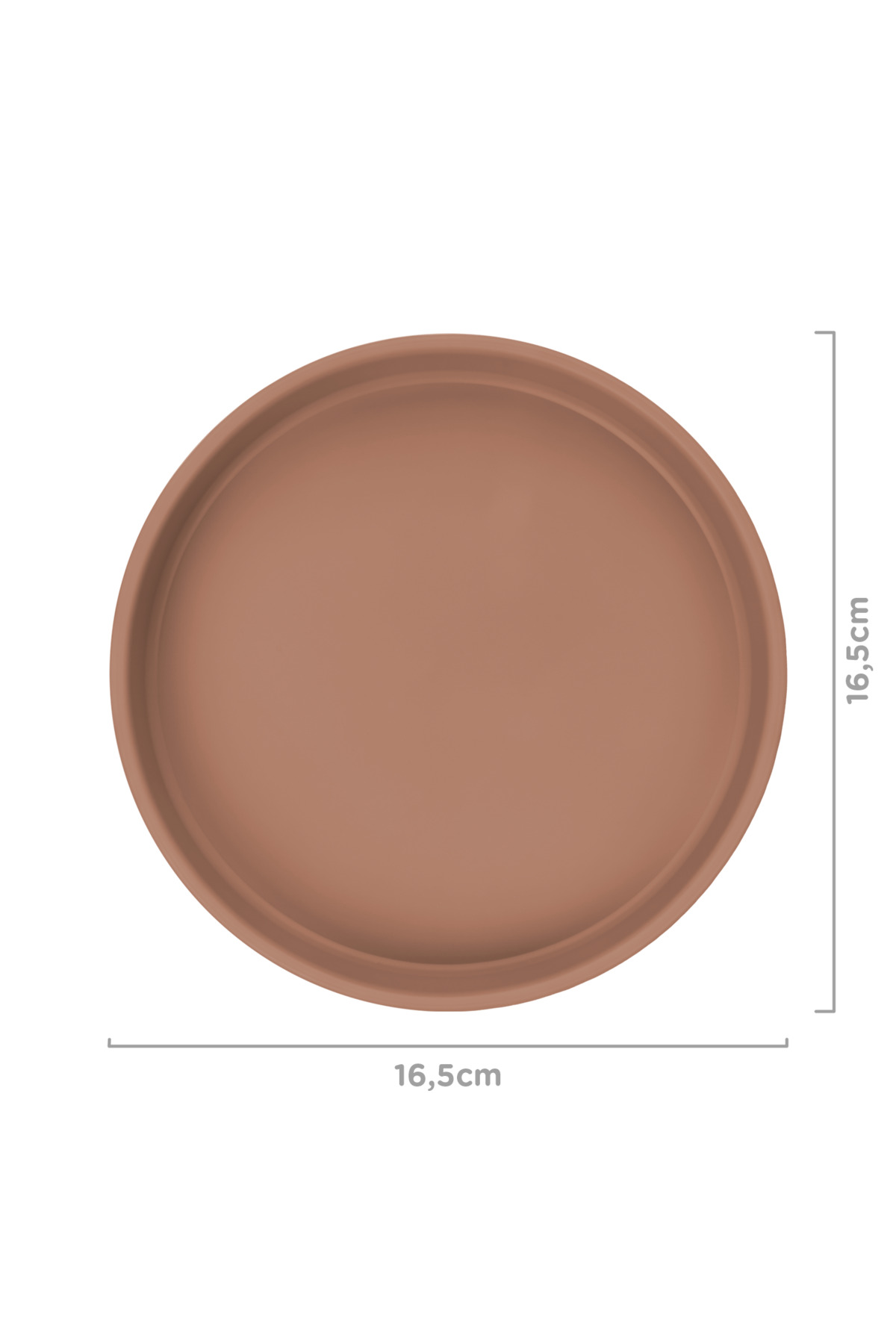 OiOi Basics Mama Tabağı - Woody Brown fotoğrafı 3 (önizleme)