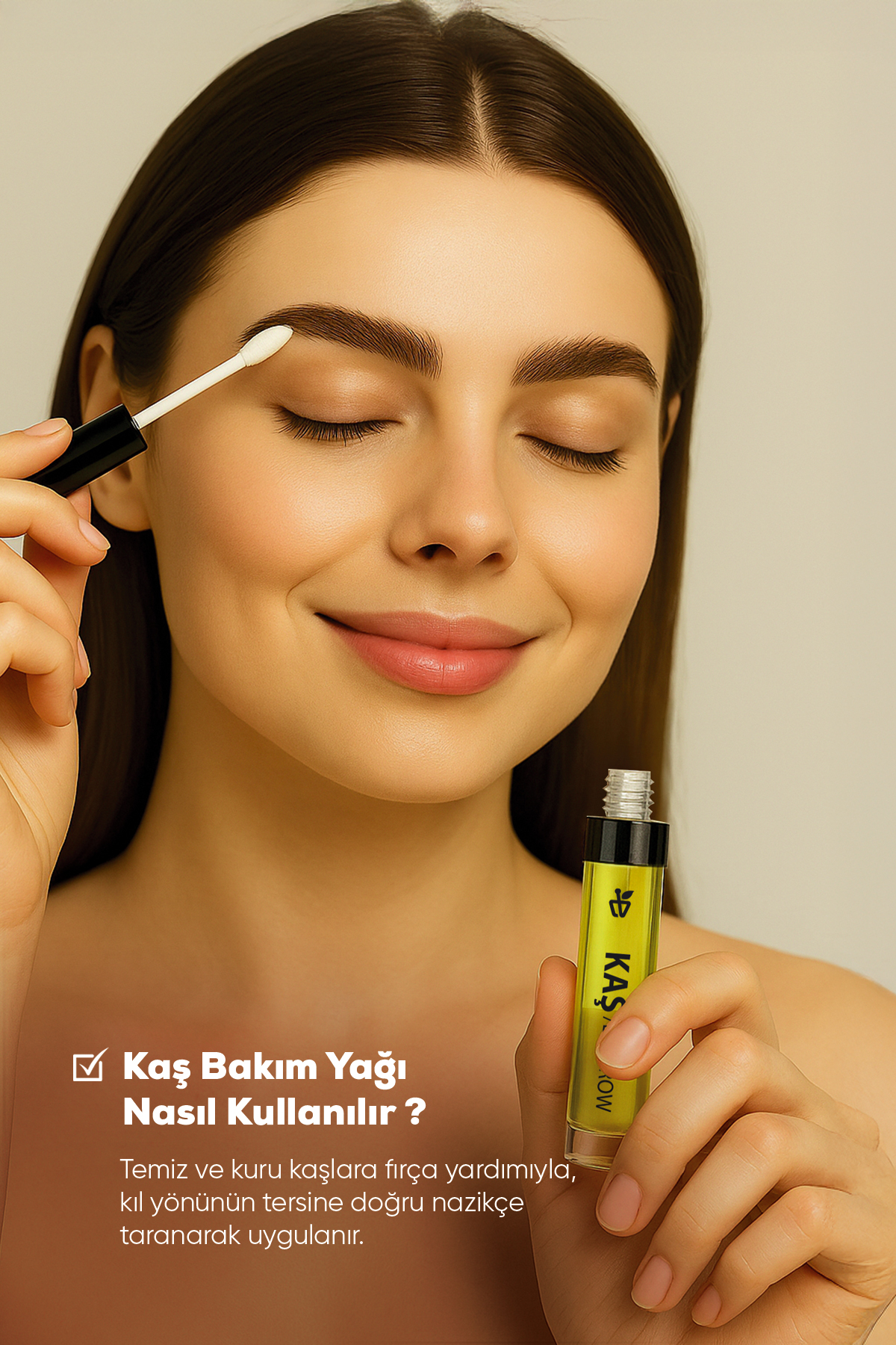 Kaş Kirpik Bakım Yağı 20 ml Organik Argan Yağlı & Doğal E Vitaminli — 700 14 103 — تصویر 4 از 6