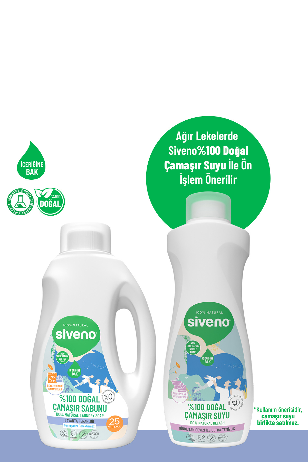 Siveno %100 Doğal Çamaşır Sabunu %100 Bitkisel Deterjan Yumuşatıcı Gerektirmez Konsantre Vegan 750 ml fotoğrafı 6 (önizleme)
