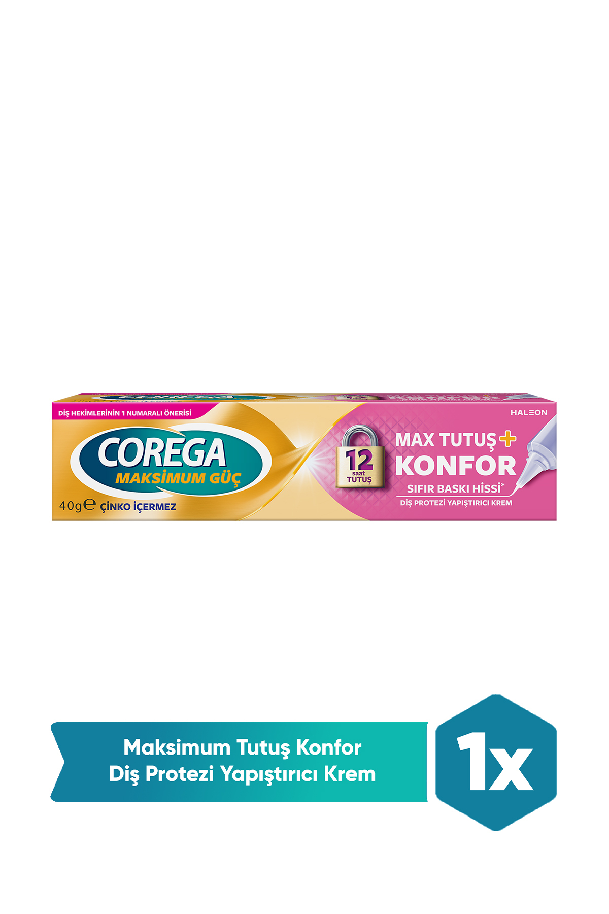 Corega Maksimum Tutuş & Konfor Yapıştırıcı Krem 40g - Fiyatı, Yorumları