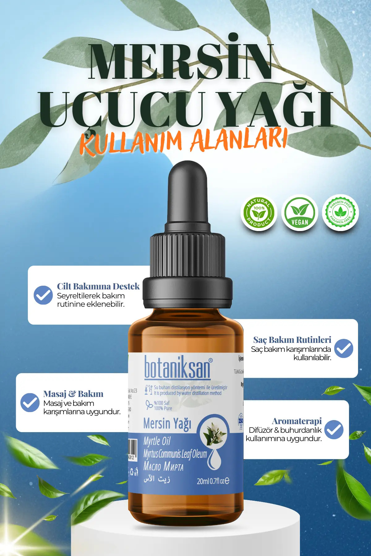Mersin Yağı 20ml Distilasyon, Saf, Doğal, Katkısız — MERSİN YAĞI 20ML — تصویر 4 از 5