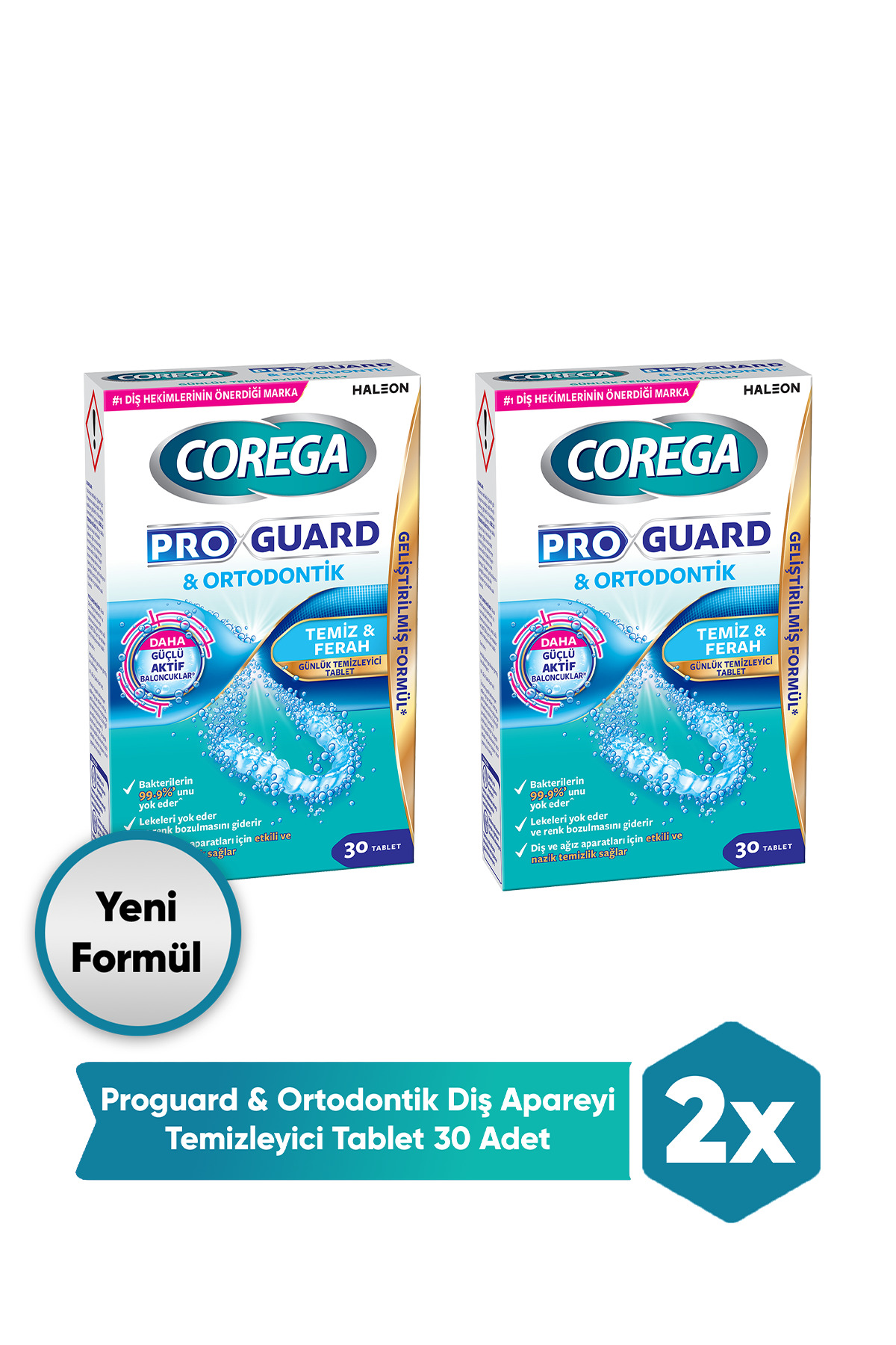 Corega Proguard & Ortodontik Diş Apareyi Temizleyici Tablet 60lı - Fiyatı, Yorumları