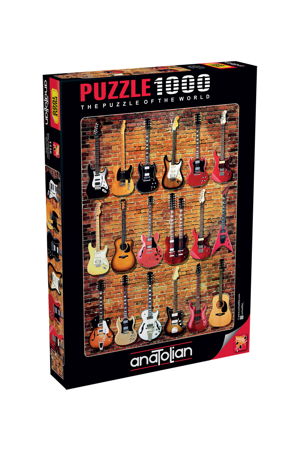 ギター PlazmaPedal Anatolian Puzzle 1000 Parça Yapboz Puzzle - Gitar Koleksiyonu 1116