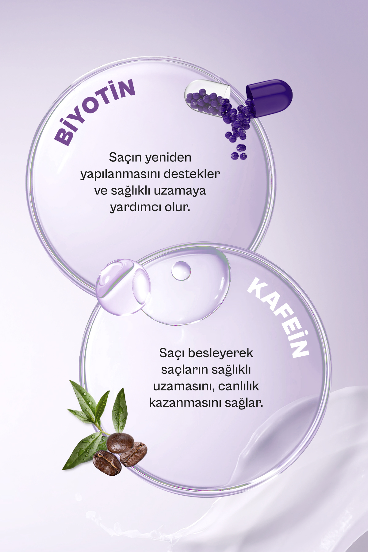 Expert Biotin Ve Kafein Dökülme Karşıtı Saç Bakim Toniği- Hızlı Uzamaya Yardımcı 200 ml-Vegan — 8680690700408 — تصویر 5 از 7