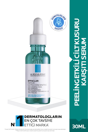 La Roche Posay Effaclar Peeling Etkili Leke Karşıtı Serum Yağlı ve Akneye Eği...
