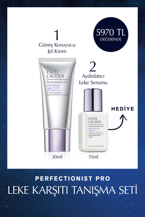 Estee Lauder Perfectionist Pro Leke Karşıtı Tanışma Seti - Güneş Koruyucu Kre...