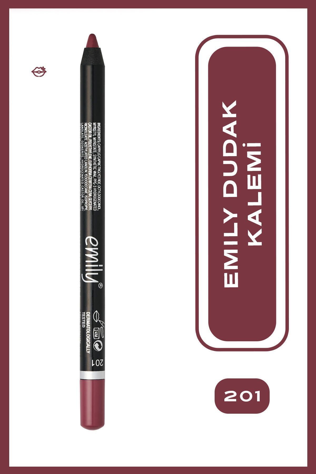 Golden Rose Emily Long Lasting Lip Pencil No: 201 - Uzun Süre Kalıcı Dudak Kalemi - Fiyatı, Yorumları