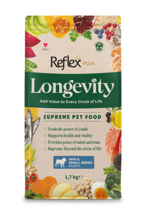 Reflex Plus Longevity Mini ve Küçük Irk Yavru Köpek Maması 1700g