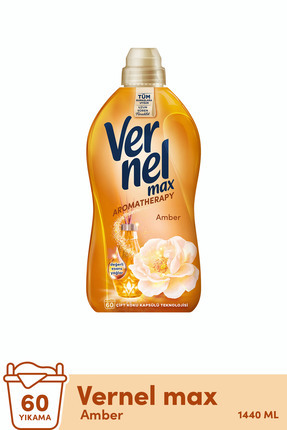 Vernel Max Konsantre Çamaşır Yumuşatıcısı 1440ml (60 YIKAMA) Amber