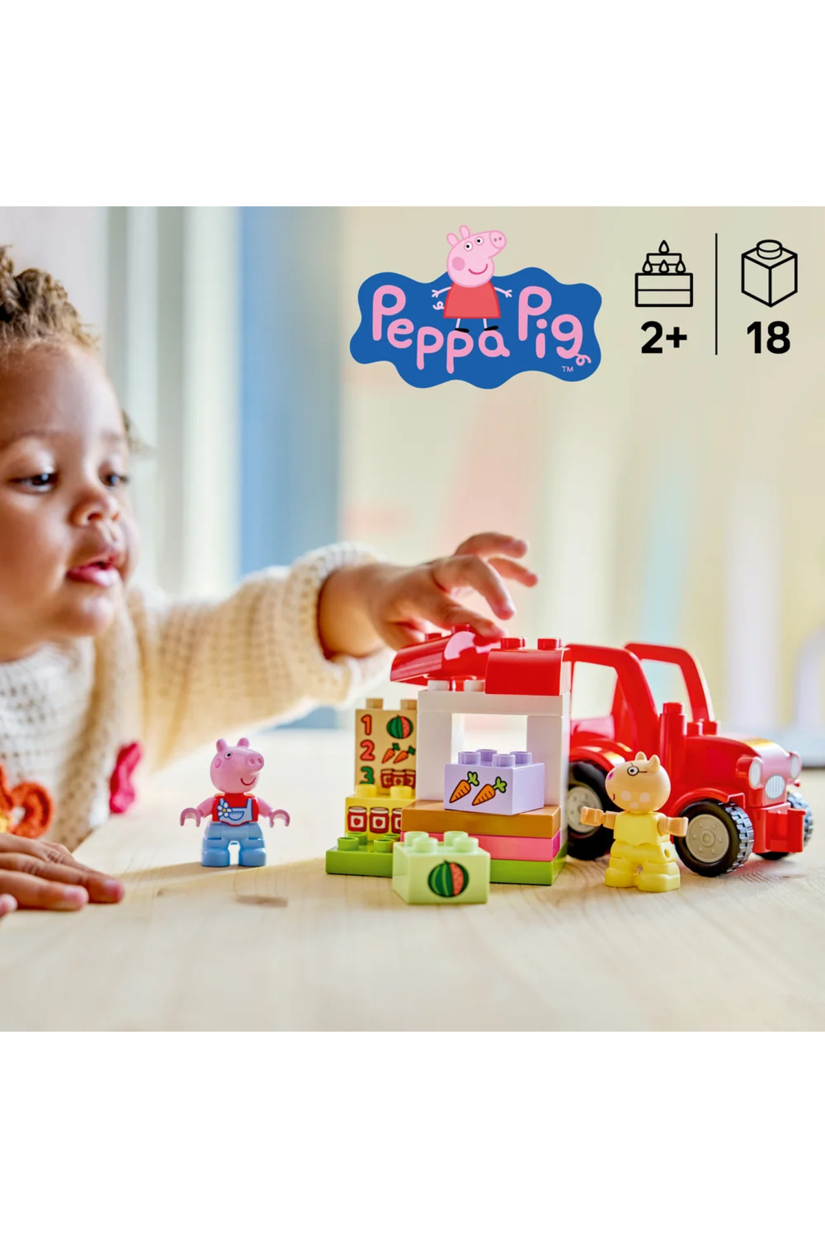 LEGO LEGO® DUPLO® Traktör ve Pazar 10468 - 2+ Building Set for – 2+ (18) fotoğrafı 2 (önizleme)