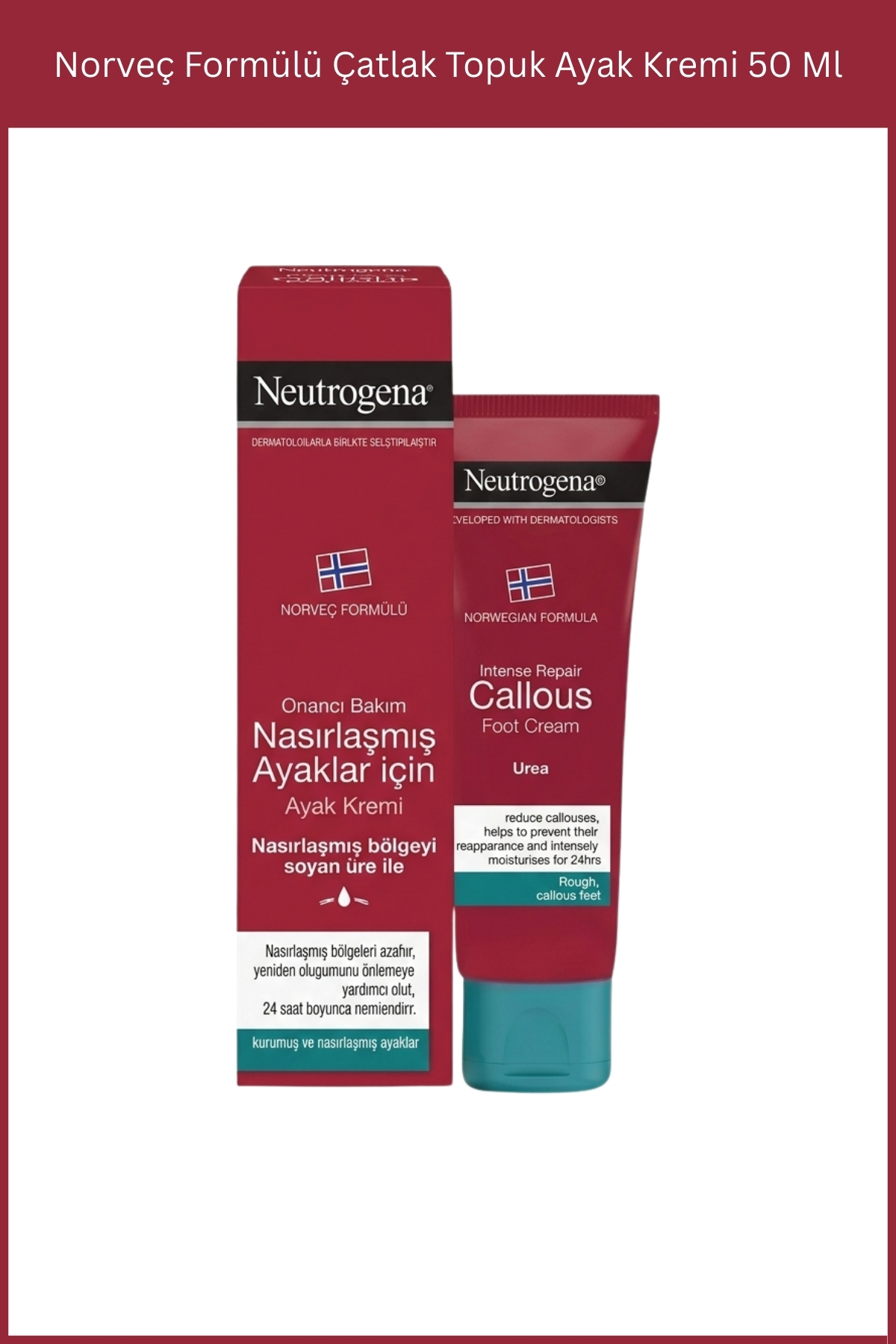 Neutrogena Norveç Formülü Çatlak Topuk Ayak Kremi 50 Ml — NEU951364