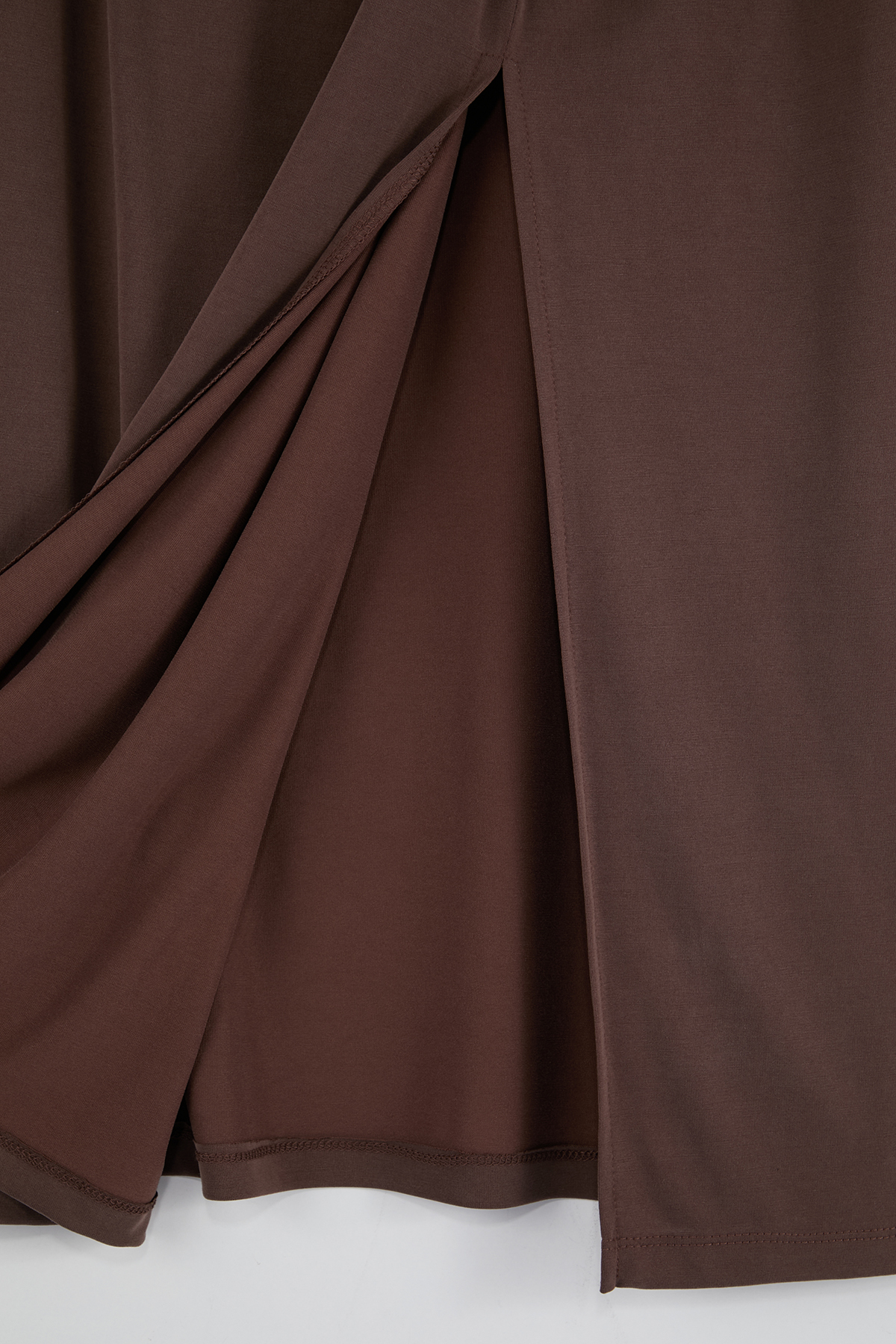 Trendyolmilla  Kahverengi Uzun Örme Modal Etek TDRSS26ET00037 - Görsel 5