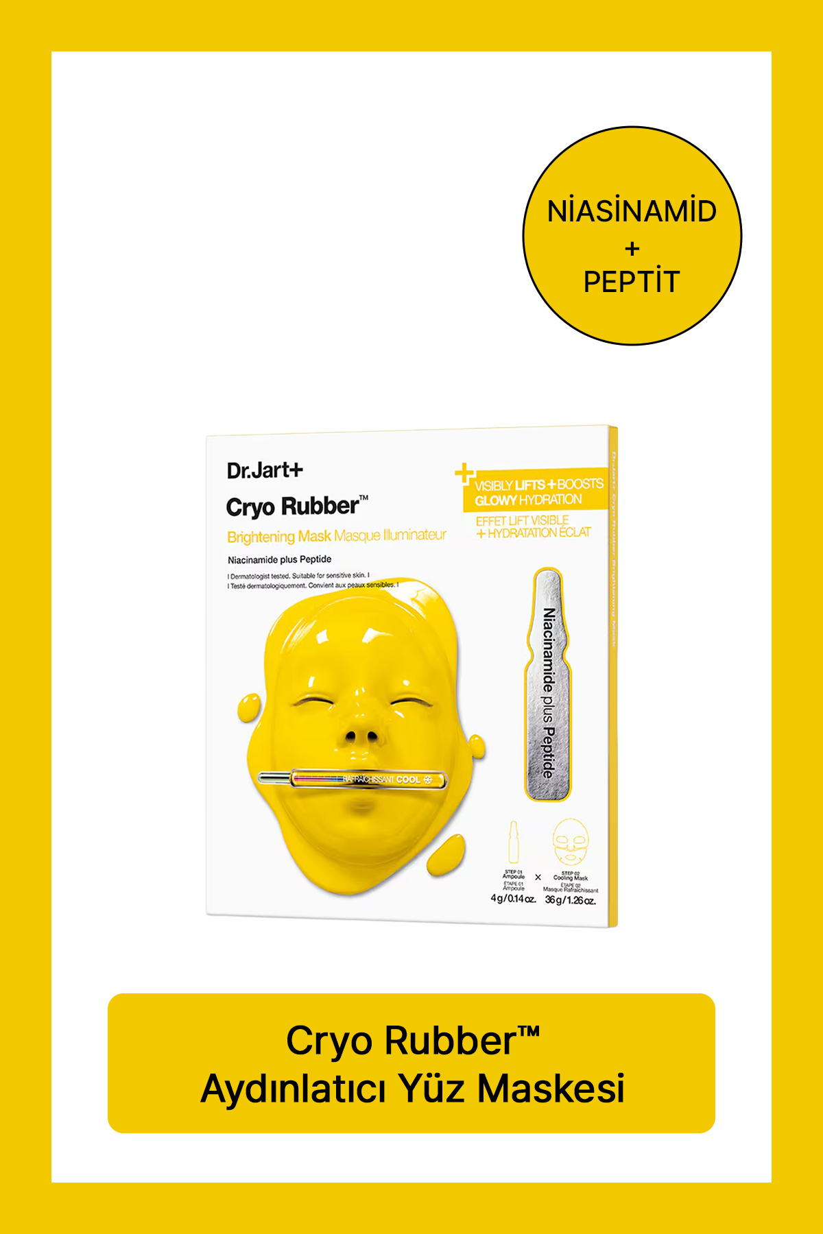 Cryo Rubber Aydınlatıcı Maske 40GM/1.4OZ | Niasinamid — 140889 — تصویر 1 از 7