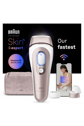 Braun IPL Skin i·expert, Evde Tüy Alma, Ücretsiz Uygulama, Çanta, Gillette Ve...