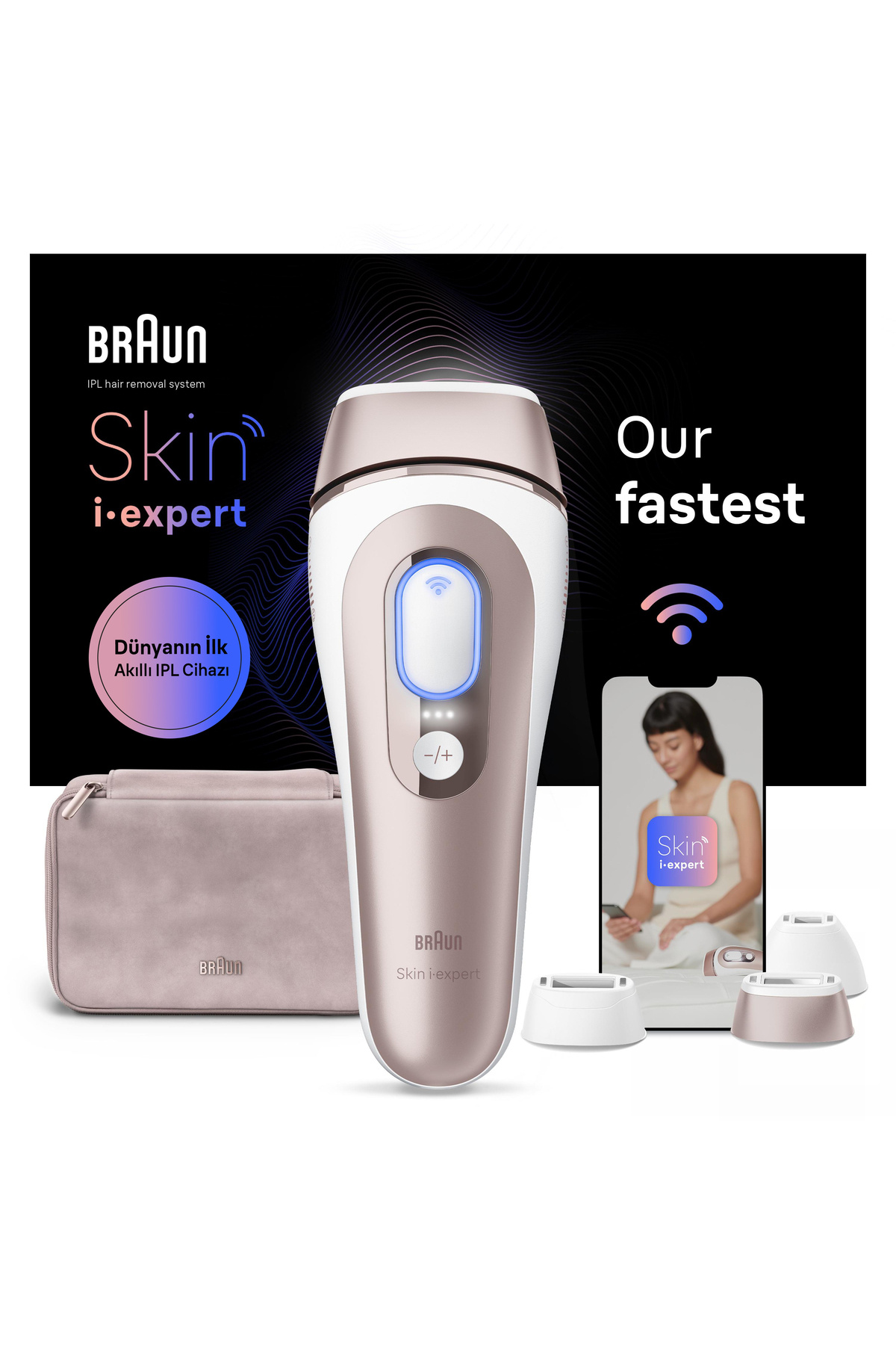 IPL Skin i · expert, Home Hair Removal, Free App, Bag, Gillette Venus, 3 Heads, PL7253