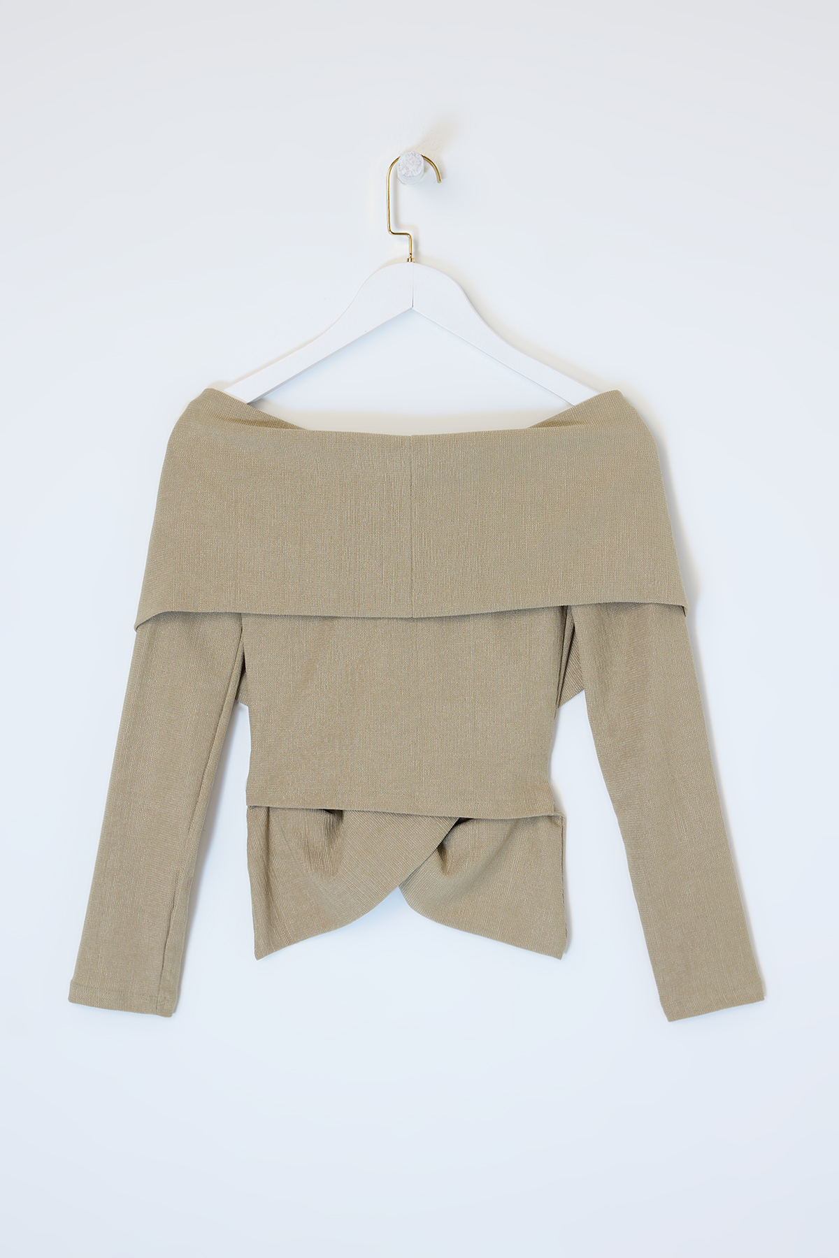 Trendyolmilla  Açık Yeşil Önü Tokalı Kelebek Bluz TDRSS26BZ00012 - Görsel 2