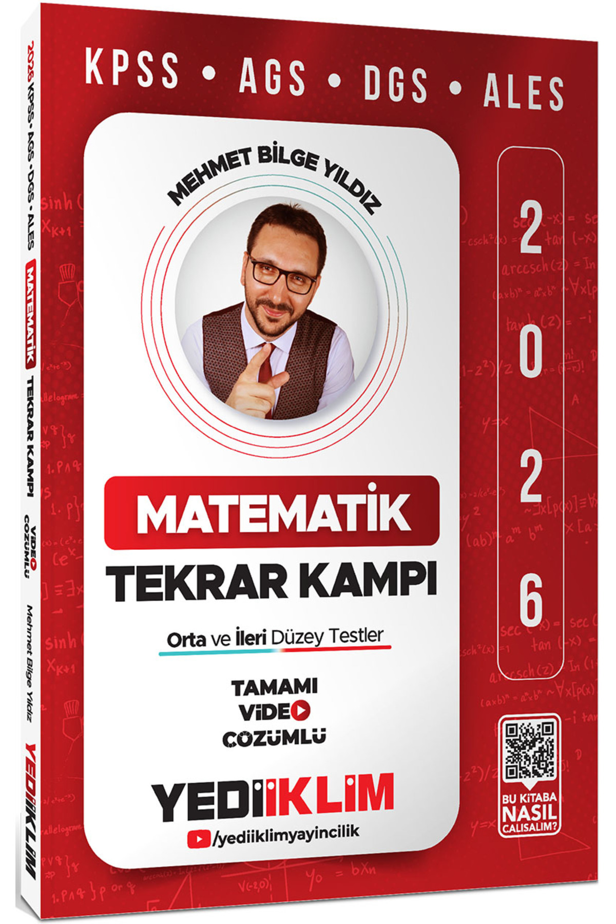 Yediiklim Yayınları 2026 KPSS AGS DGS ALES Matematik Tamamı Video Çözümlü Tekrar Kampı - Fiyatı, Yorumları