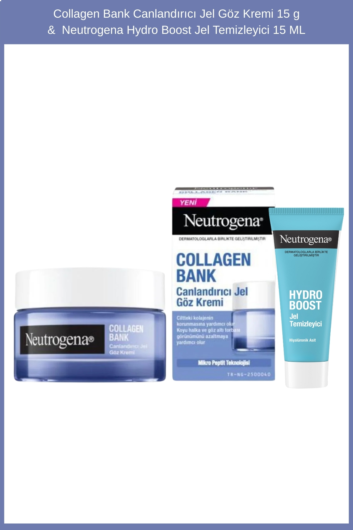 Neutrogena Collagen Bank Canlandırıcı Jel Göz Kremi 15 g