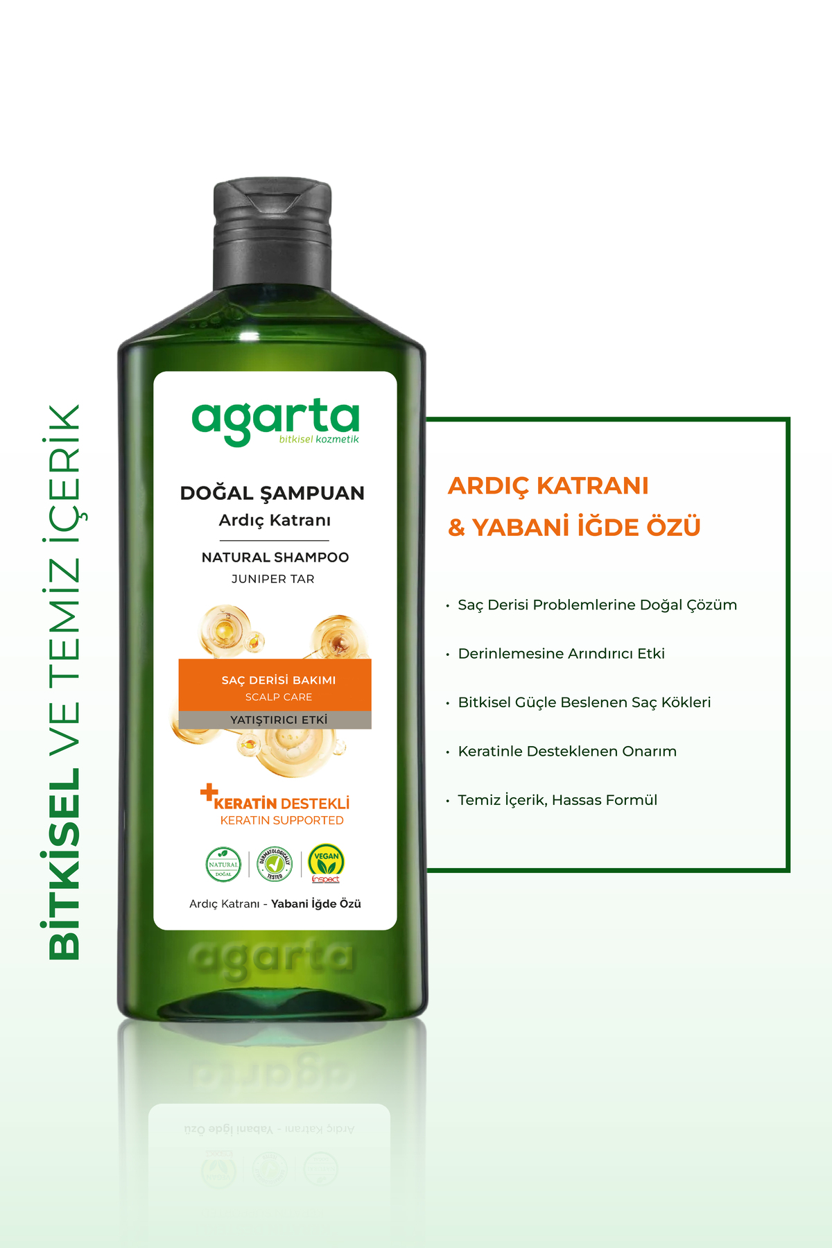 Ardıç Katranı Ve Keratin Şampuanı 400 Ml — ARDC-KTRN-SMP — تصویر 3 از 5