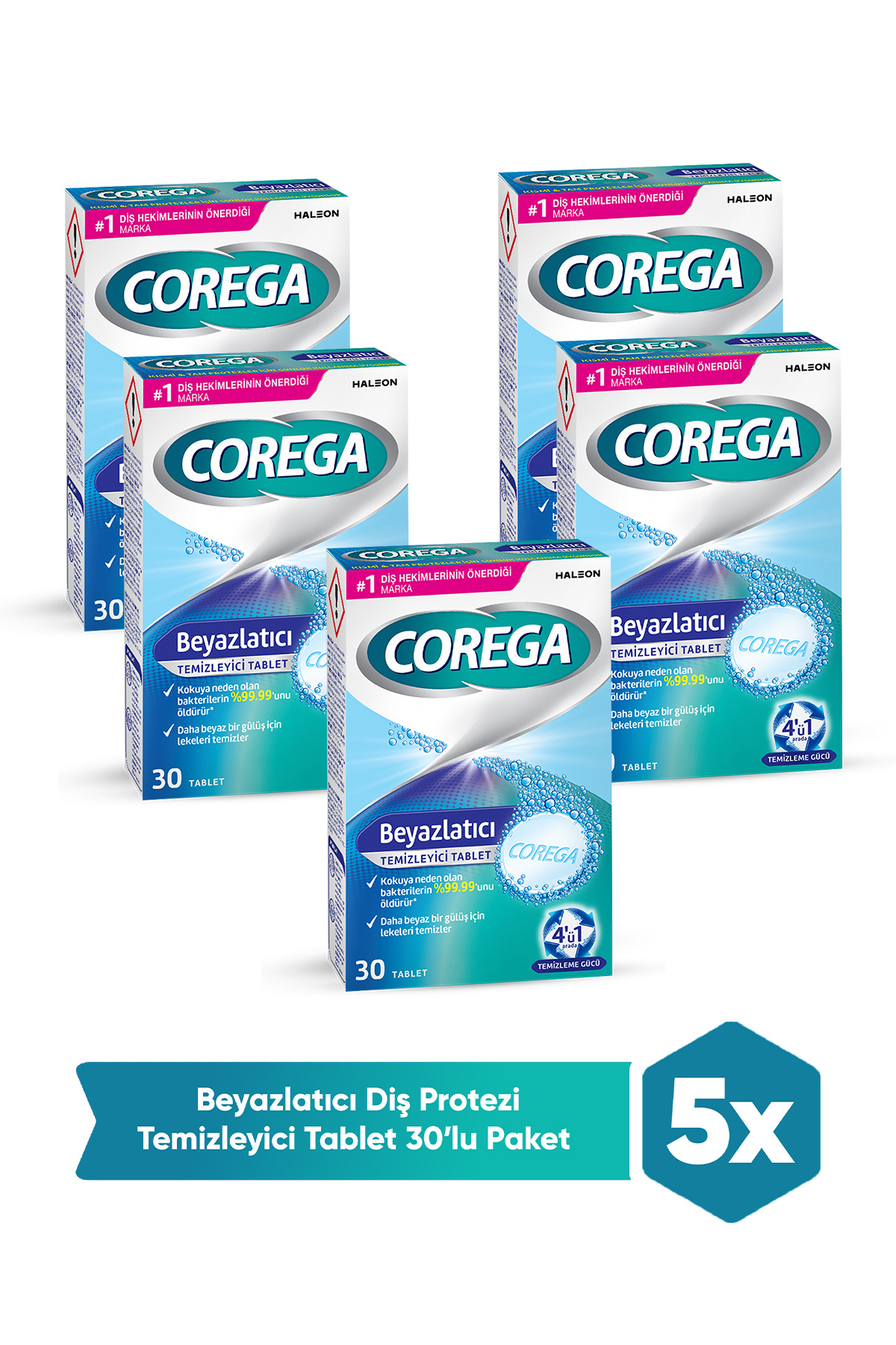 Corega Temizleyici Tablet 150 Adet (30x5) - Fiyatı, Yorumları