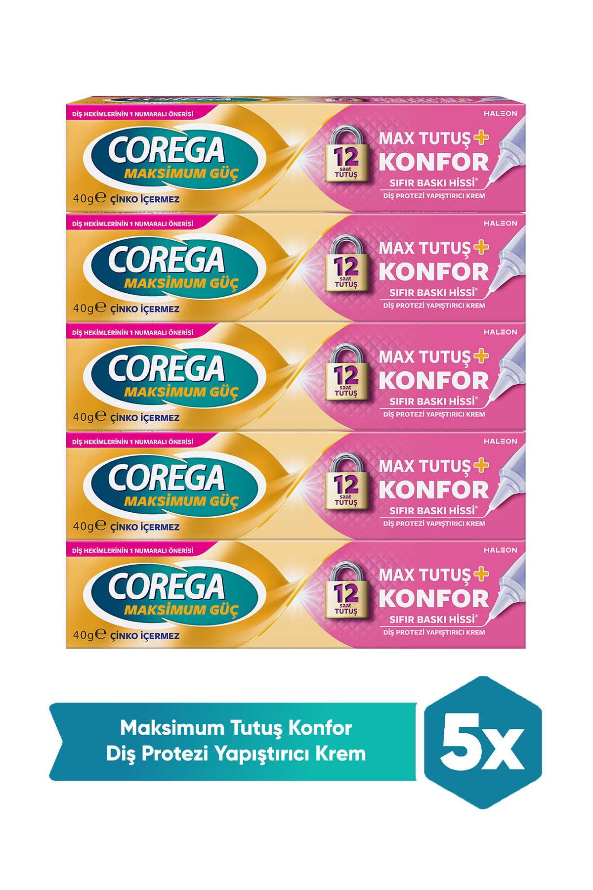 Corega Yastık Konforlu Diş Protezi Yapıştırıcı Krem x 5 Adet - Fiyatı, Yorumları