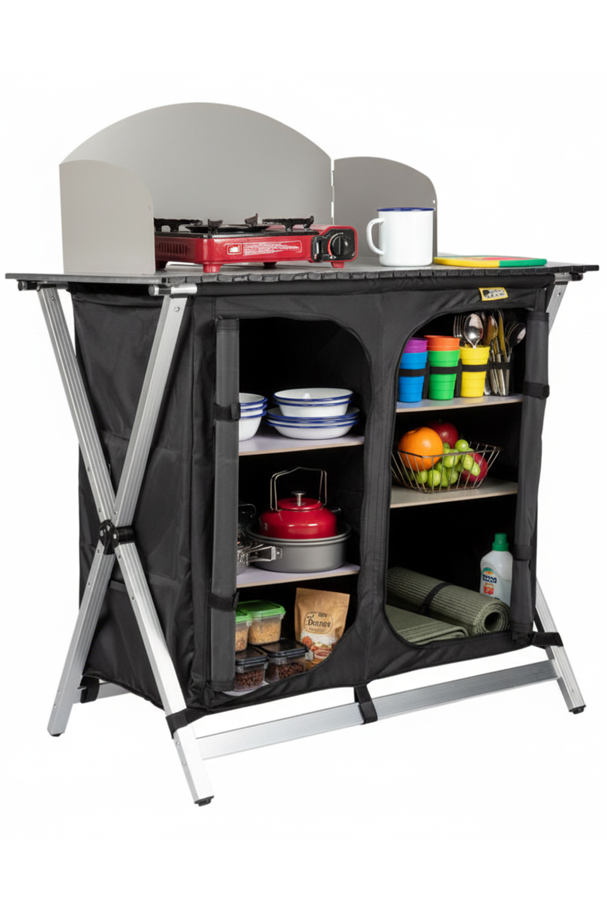Master Cook Collapsible Aluminum Camping Kitchen