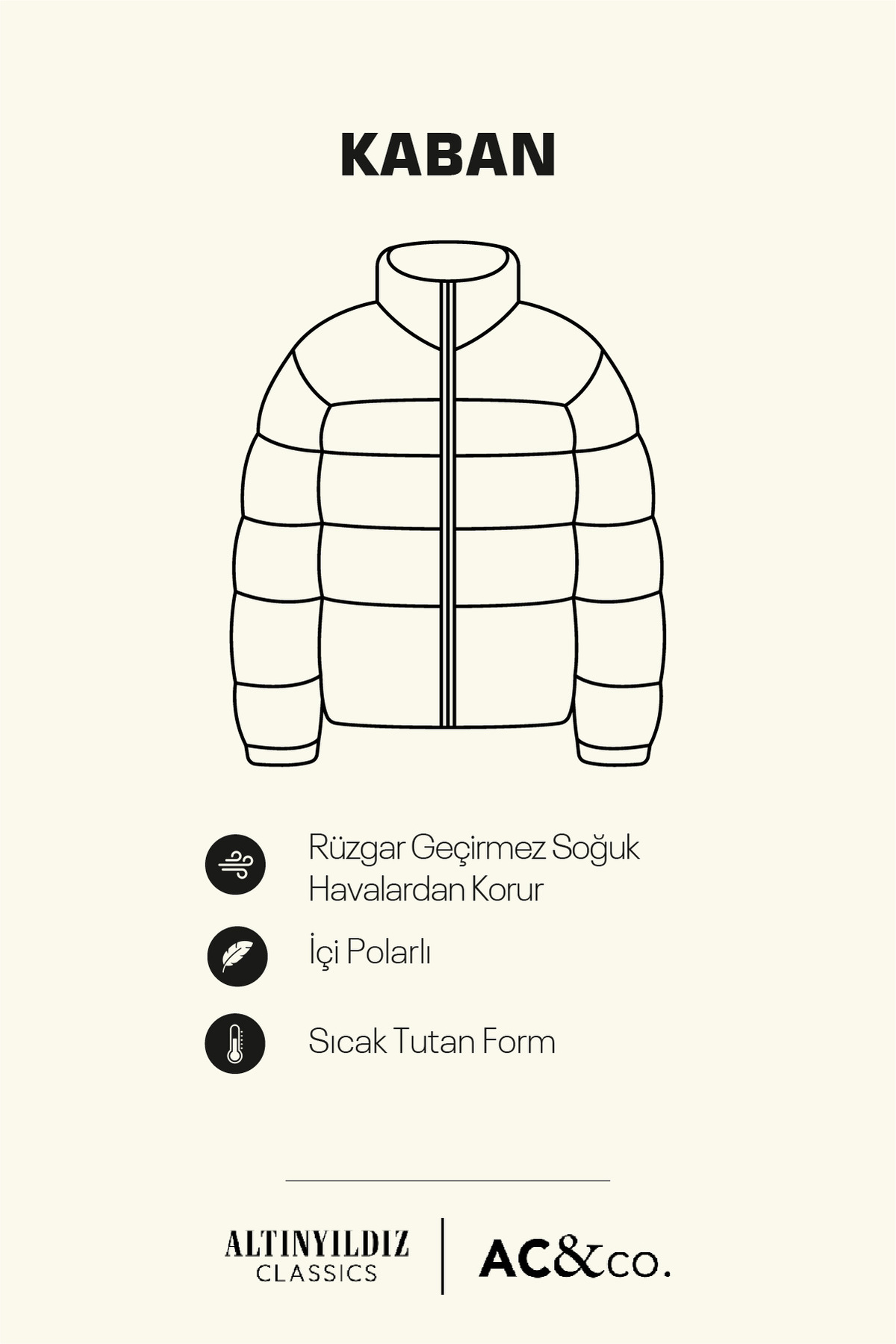 AC&Co / Altınyıldız Classics  Erkek Siyah Dolgulu Standart Fit Normal Kesim Dik Yaka Kapüşonlu Yan Cepli Mont Kaban - Görsel 4