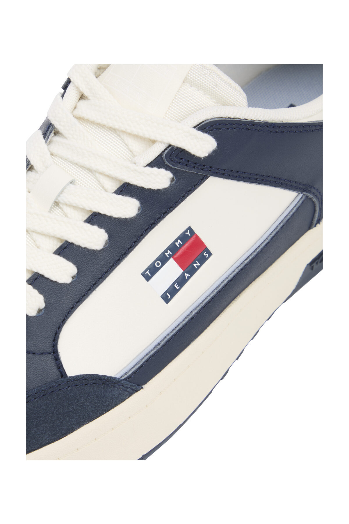Sneaker Men Ecru/Dark Night Navy Tommy Hilfiger تامی هیلفیگر اورجینال - تصویر 7