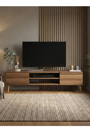 Monte Sehpa Plane Tv Ünitesi 150cm - Ceviz