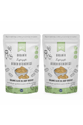 OG natural 2'li Organik Bebek Bisküvisi 2x300 gr 6 Ay