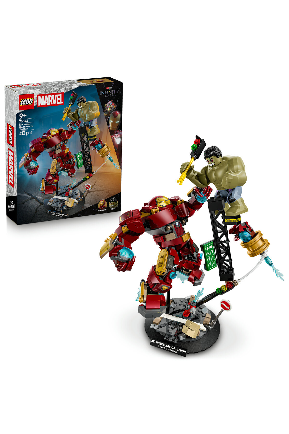 LEGO ® ǀ Marvel Efsanevi Savaş: Hulkbuster, Hulk'a Karşı 76343- 9+