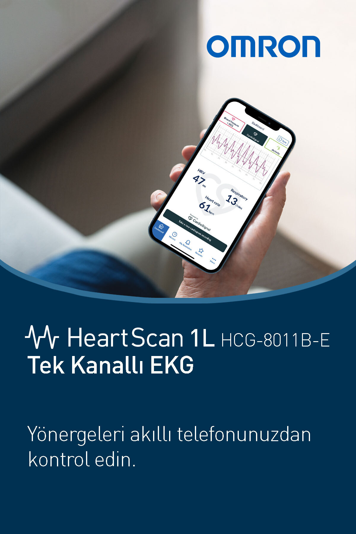 HeartScan 1L Tek Kanallı Taşınabilir EKG Ölçüm Cihazı 5