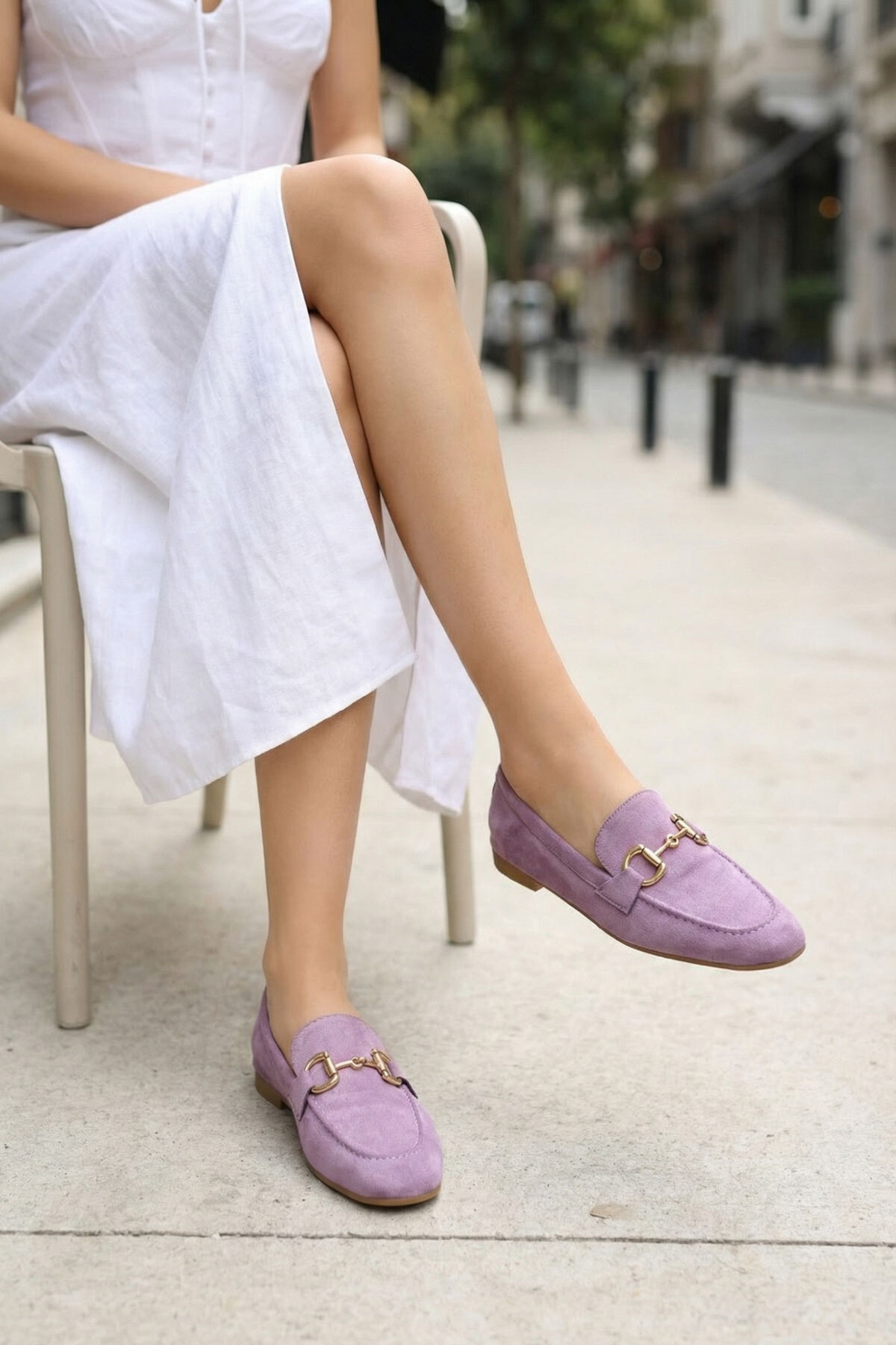 SOHO Lila Süet Kadın Loafer Ayakkabı 18930 - Fiyatı, Yorumları