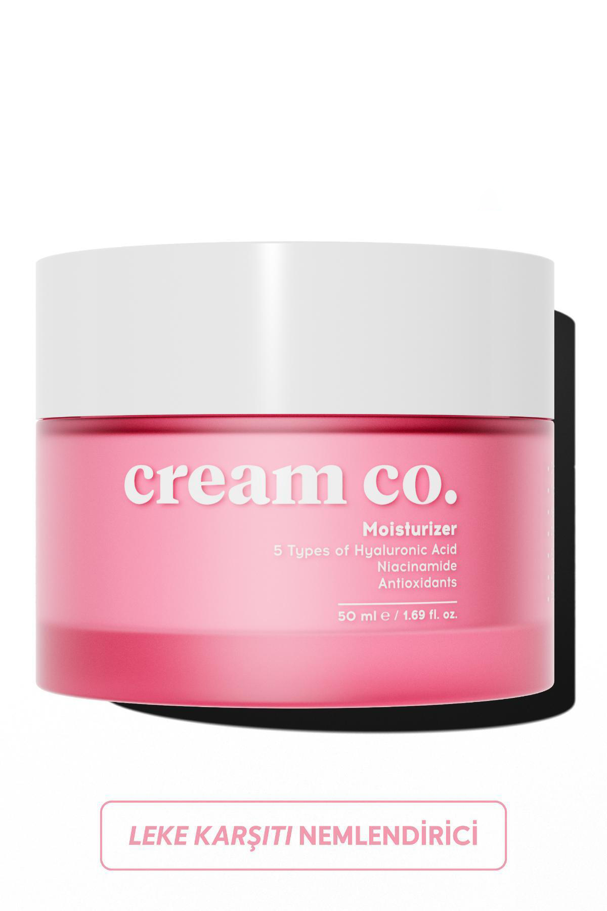 Cream Co. Su Bazlı Moisturizer Nemlendirici Aydınlatıcı Yüz Kremi | Hyaluroni...