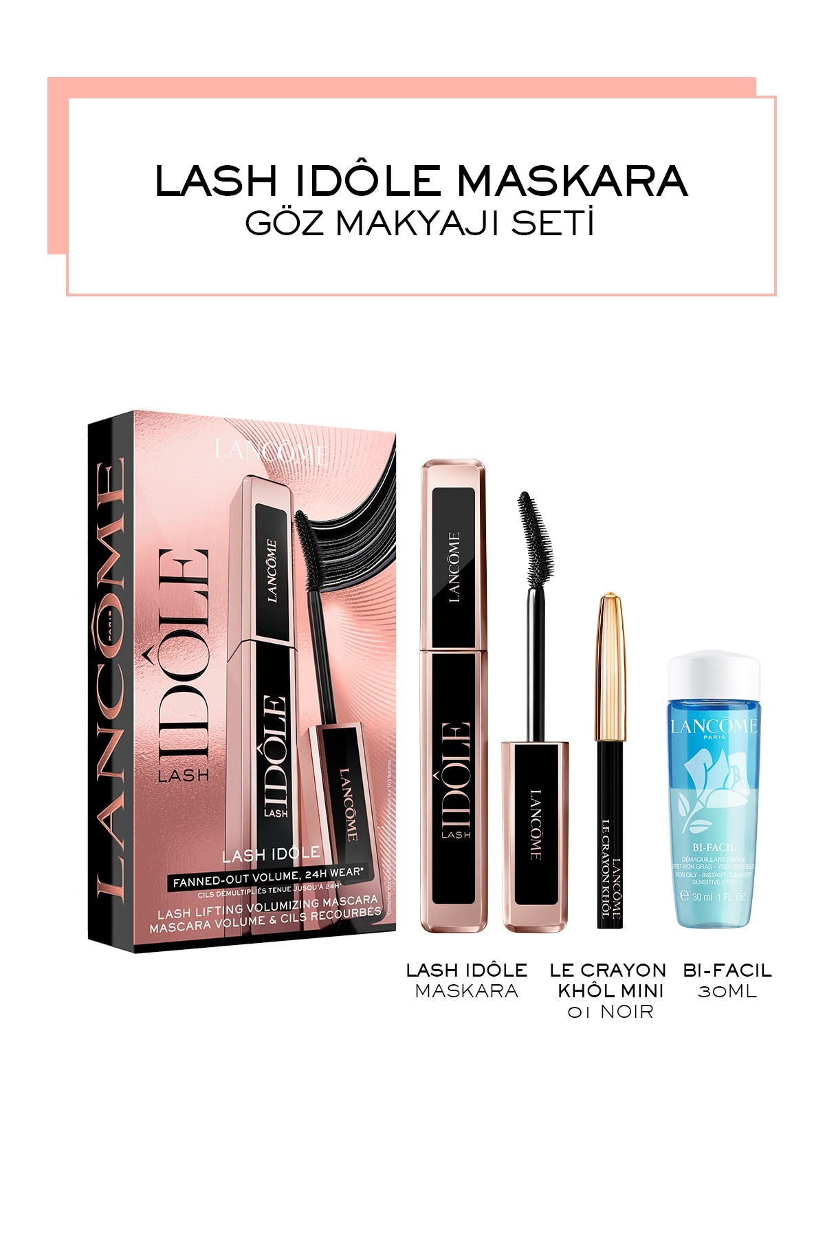Lancome Lash Idole Maskara Göz Makyajı Seti 3614274759051 - Fiyatı, Yorumları