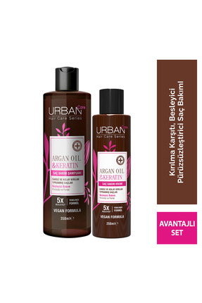 Urban Care Argan Oil & Keratin Besleyici ve Kırılma Karşıtı Saç Bakım Şampuan...