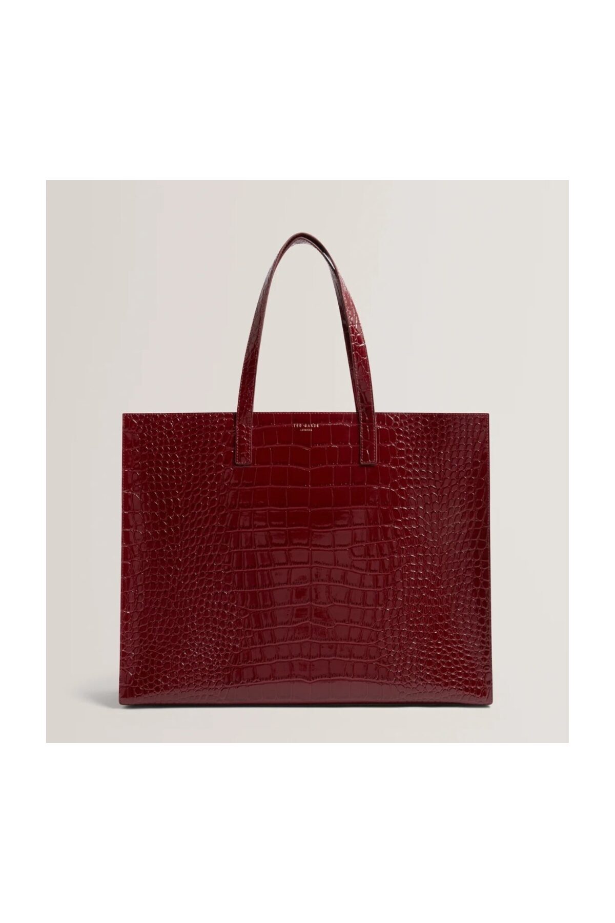 Ted Baker Torba Croc Effect z bardzo dużymi ikonami