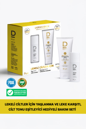 Dermoskin Be Bright Leke Karşıtı Bakım Seti | Arbutin Kompleks Krem | Pigment...