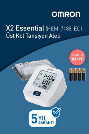 Omron X2 Essential Üst Koldan Ölçer Dijital Tansiyon Aleti, 5 Yıl Garantili