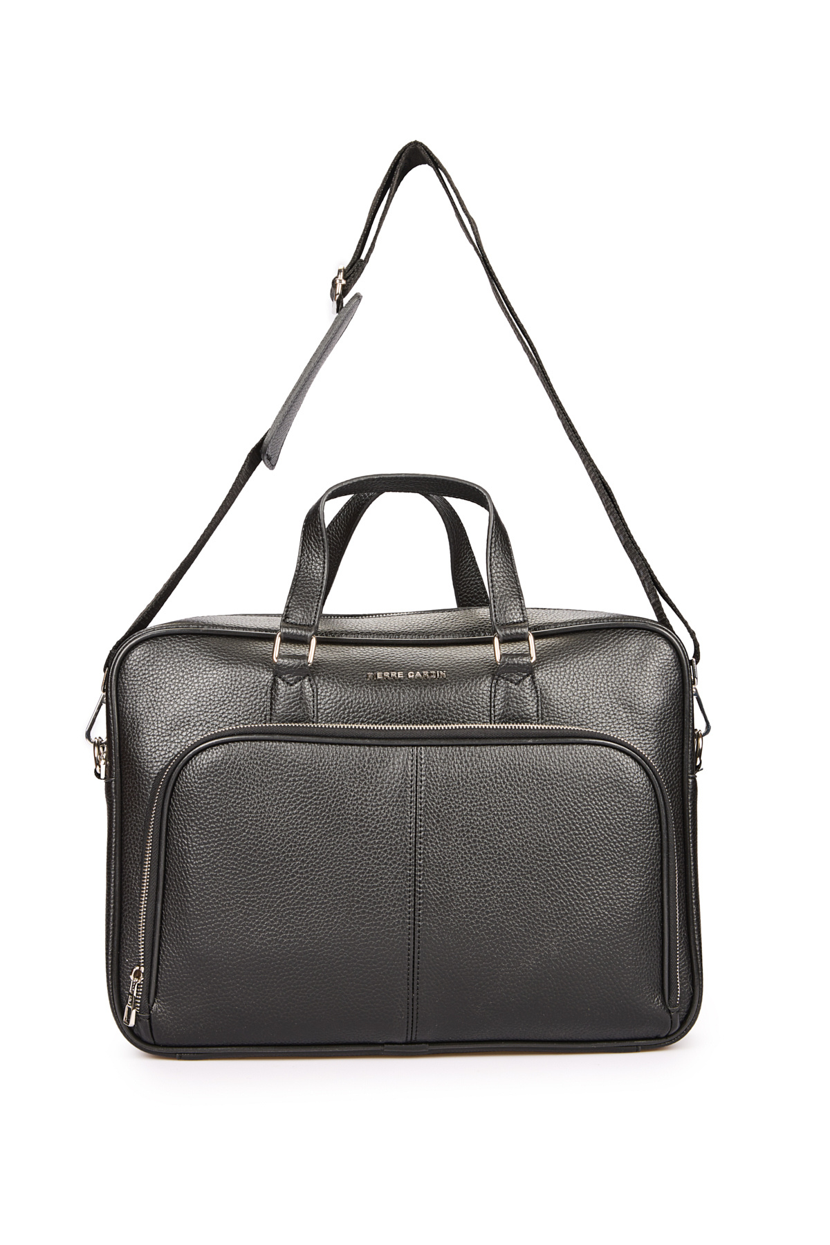 Pierre Cardin  Siyah Erkek Ayarlanabilir Çıkarılabilir Kordonlu Valiz Sabitlemeli Laptop Evrak Çantası 01PC001116 - Görsel 3