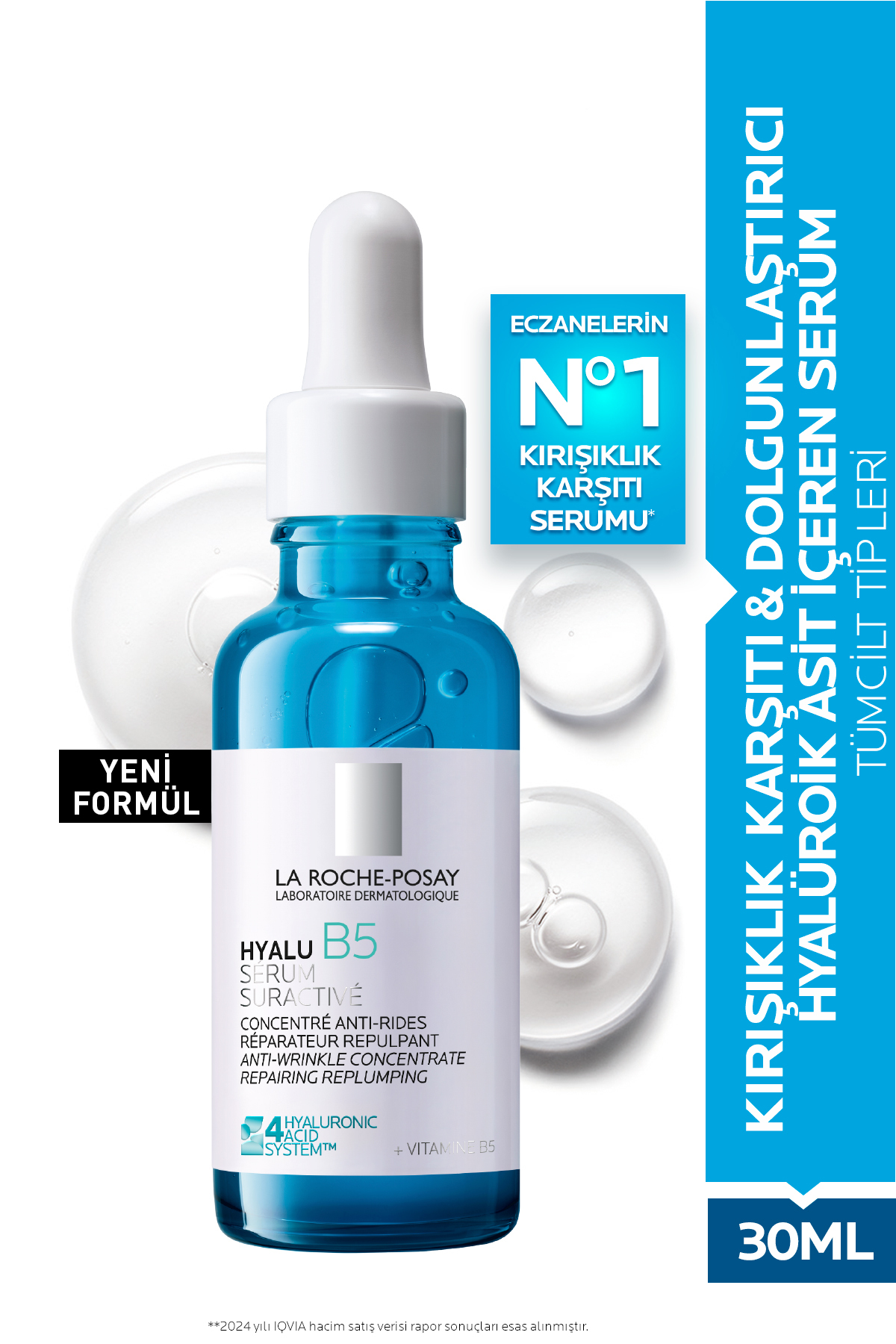 La Roche Posay Hyalu B5 Serum 30 ml Dolgunlaştırıcı Yorumları, Fiyatı