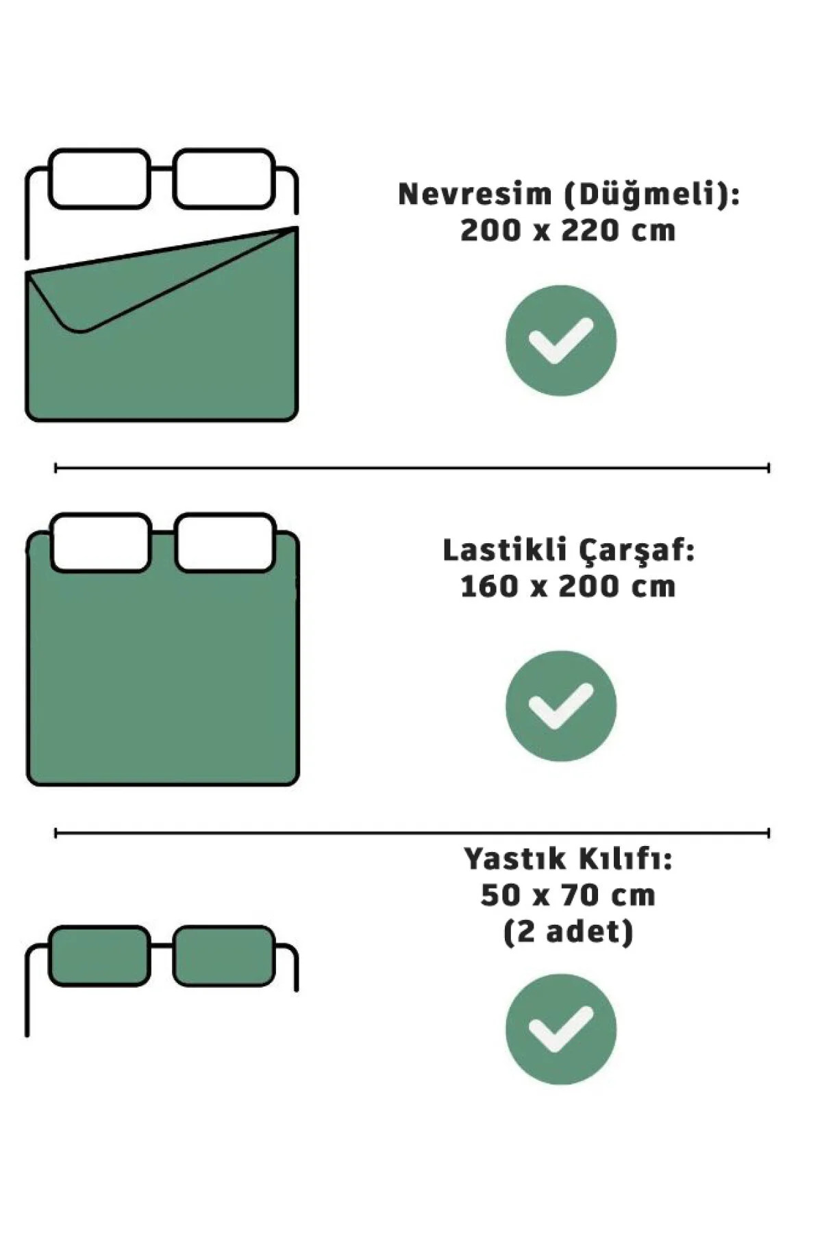 MyStory Home Lastikli Çarşaflı Çift Kişilik Nevresim Takımı Sandora 3