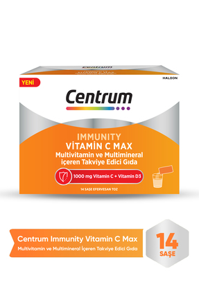 Centrum Immunity Vitamin C Max Efervesan Toz 14'lü Saşe