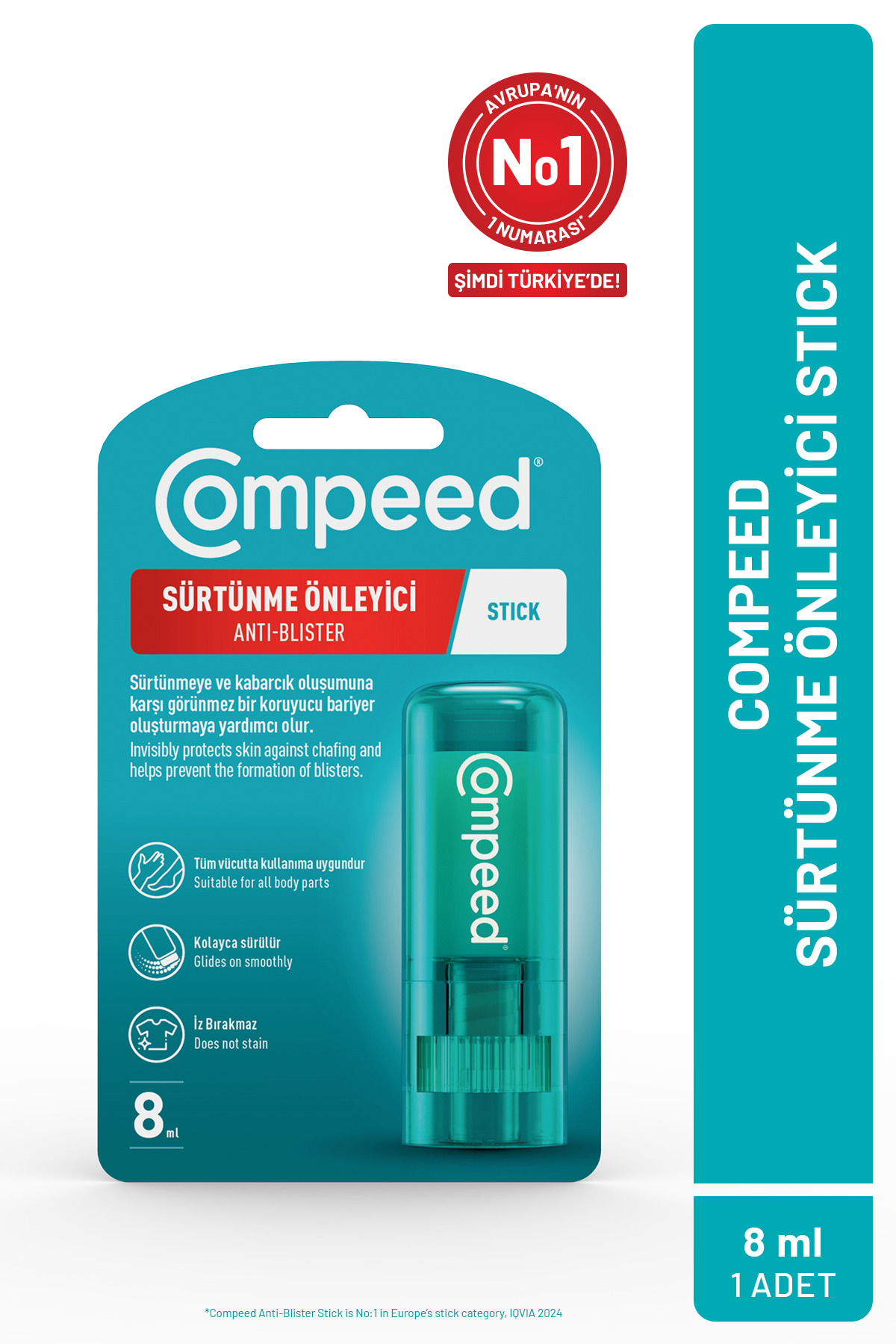 Sürtünme Önleyici Stick 8 ml 2