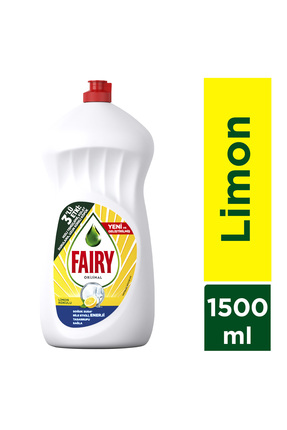 Fairy Orijinal Sıvı Bulaşık Deterjanı 1500 ml Limon Kokulu