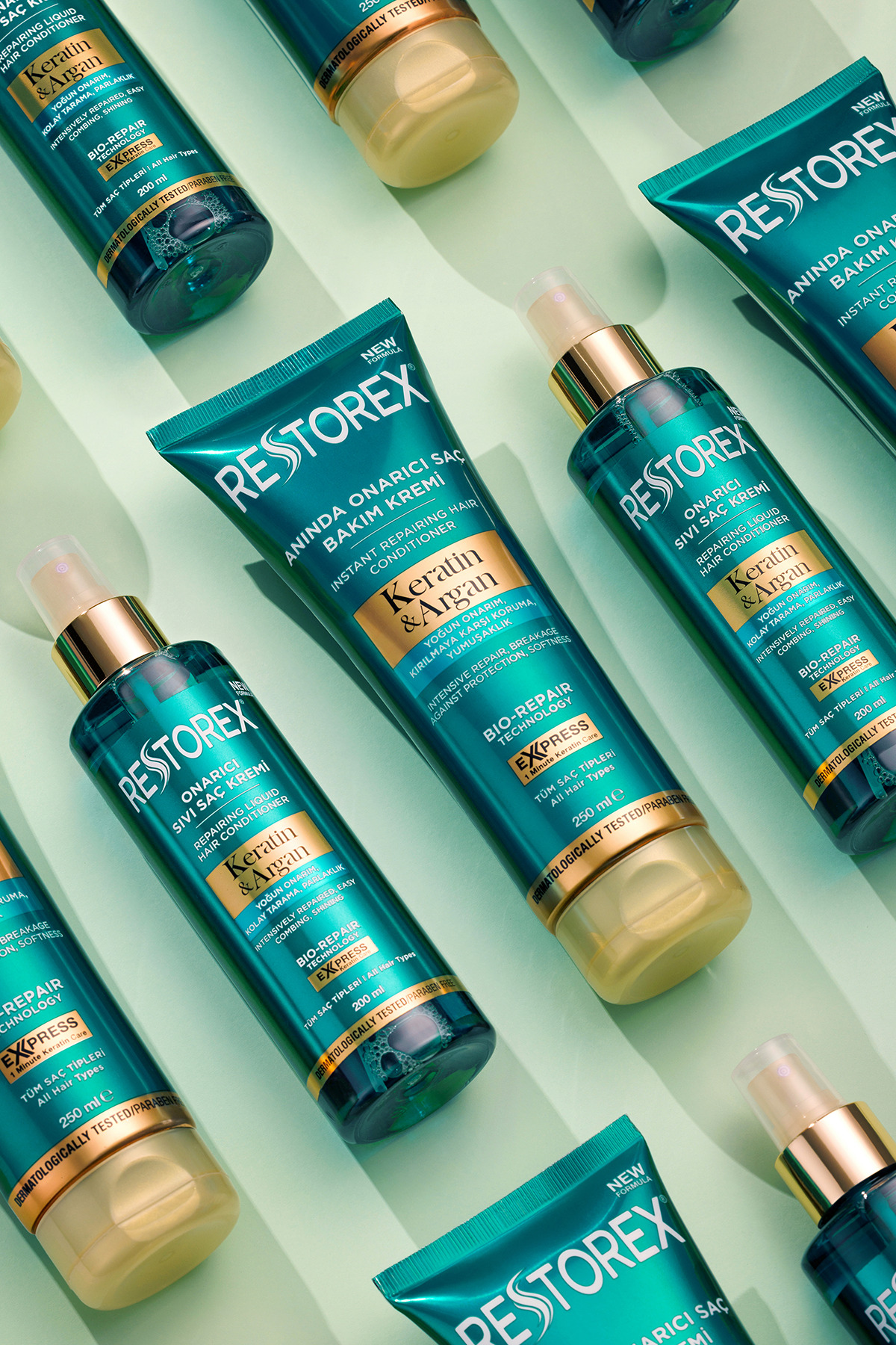 Keratin & Argan Onarıcı Saç Bakım Kremi 250 ml – Anında Onarım — 8680512632993 — تصویر 3 از 5
