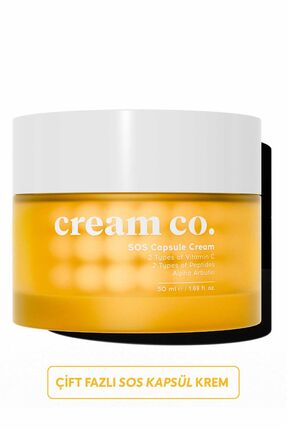 Cream Co. Leke Karşıtı Cilt Tonu Eşitleyici C Vitamini Nemlendirici Kapsül Yü...
