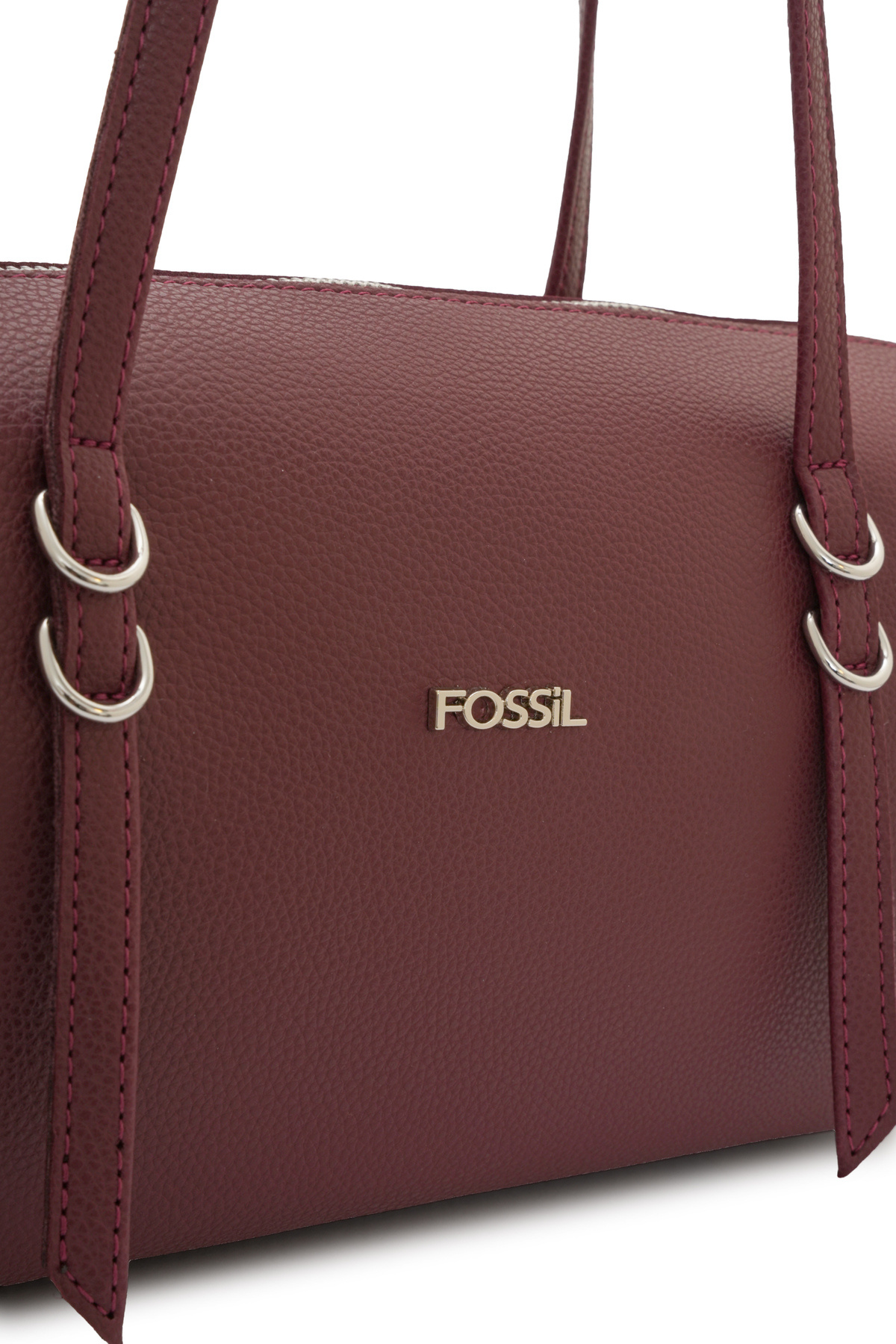 کیف Fossil دستی و صلیب شانه زنانه Claret Red 05FO25K5094 اورجینال - تصویر 3